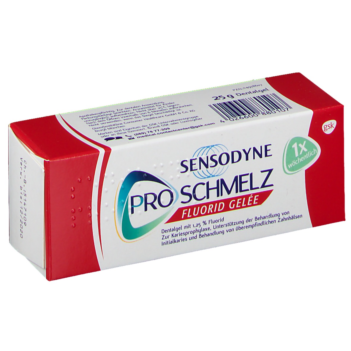 SENSODYNE® PROSCHMELZ® Fluorid Gelée 25 g shopapotheke.at