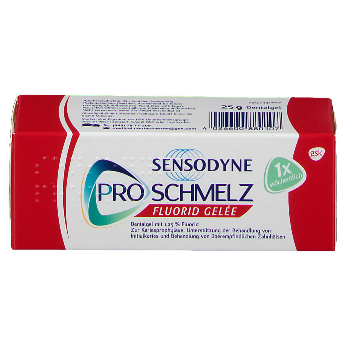 SENSODYNE® PROSCHMELZ® Fluorid Gelée 25 g shopapotheke.at