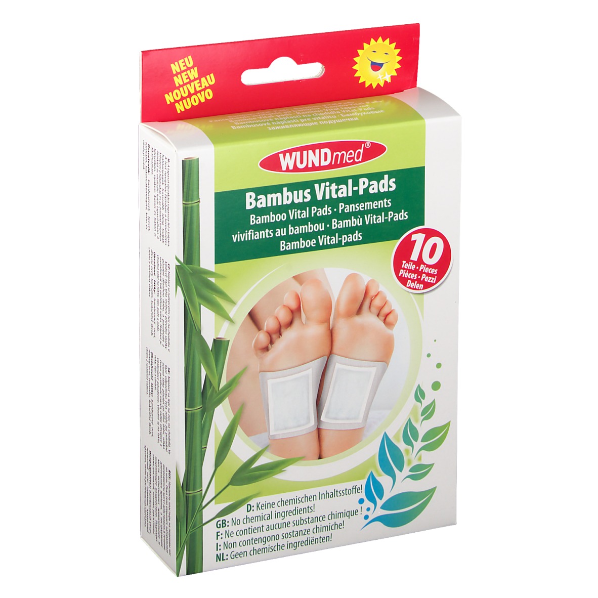 WUNDmed® Bambus VitalPads 10 St shopapotheke.at