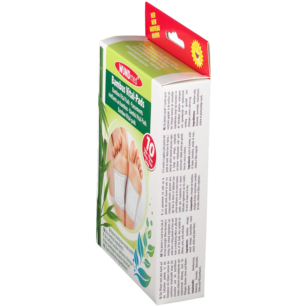 WUNDmed® Bambus VitalPads 10 St shopapotheke.at