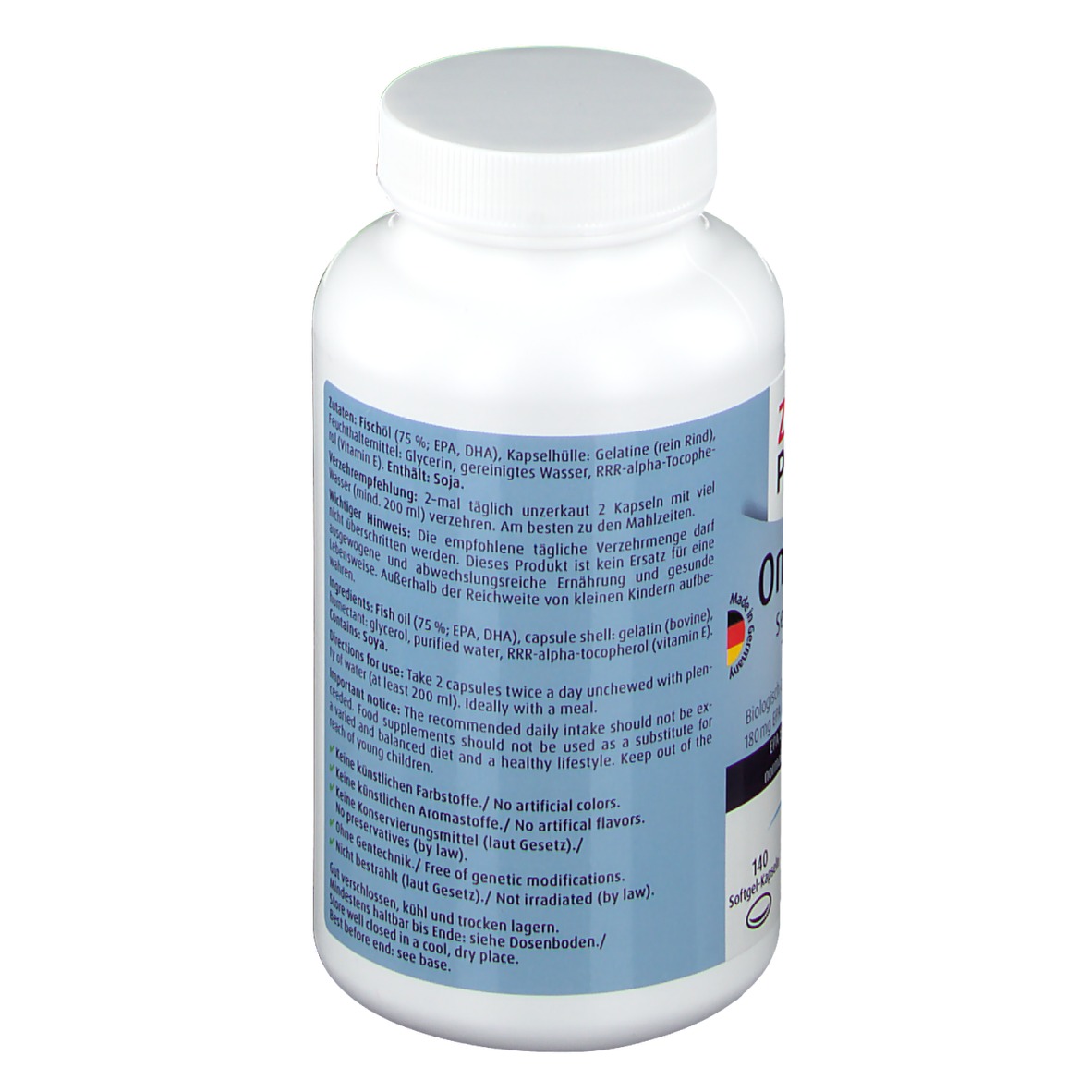 Zein Pharma®Omega3 SeefischÖl 1000 mg 140 St shopapotheke.at