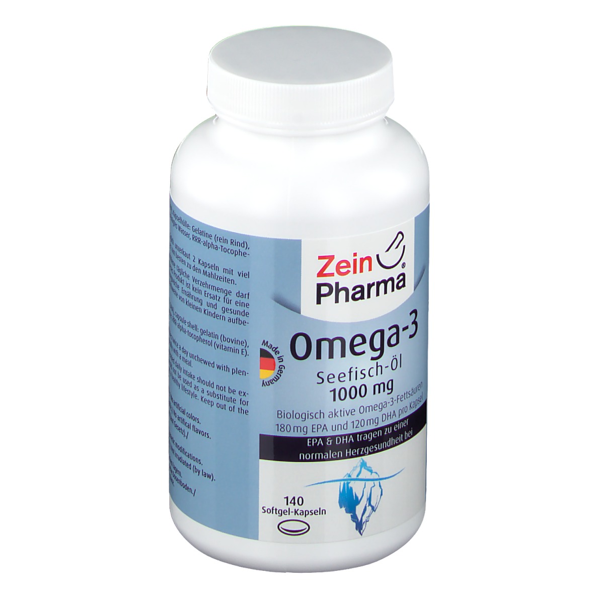 Zein Pharma®Omega3 SeefischÖl 1000 mg 140 St shopapotheke.at
