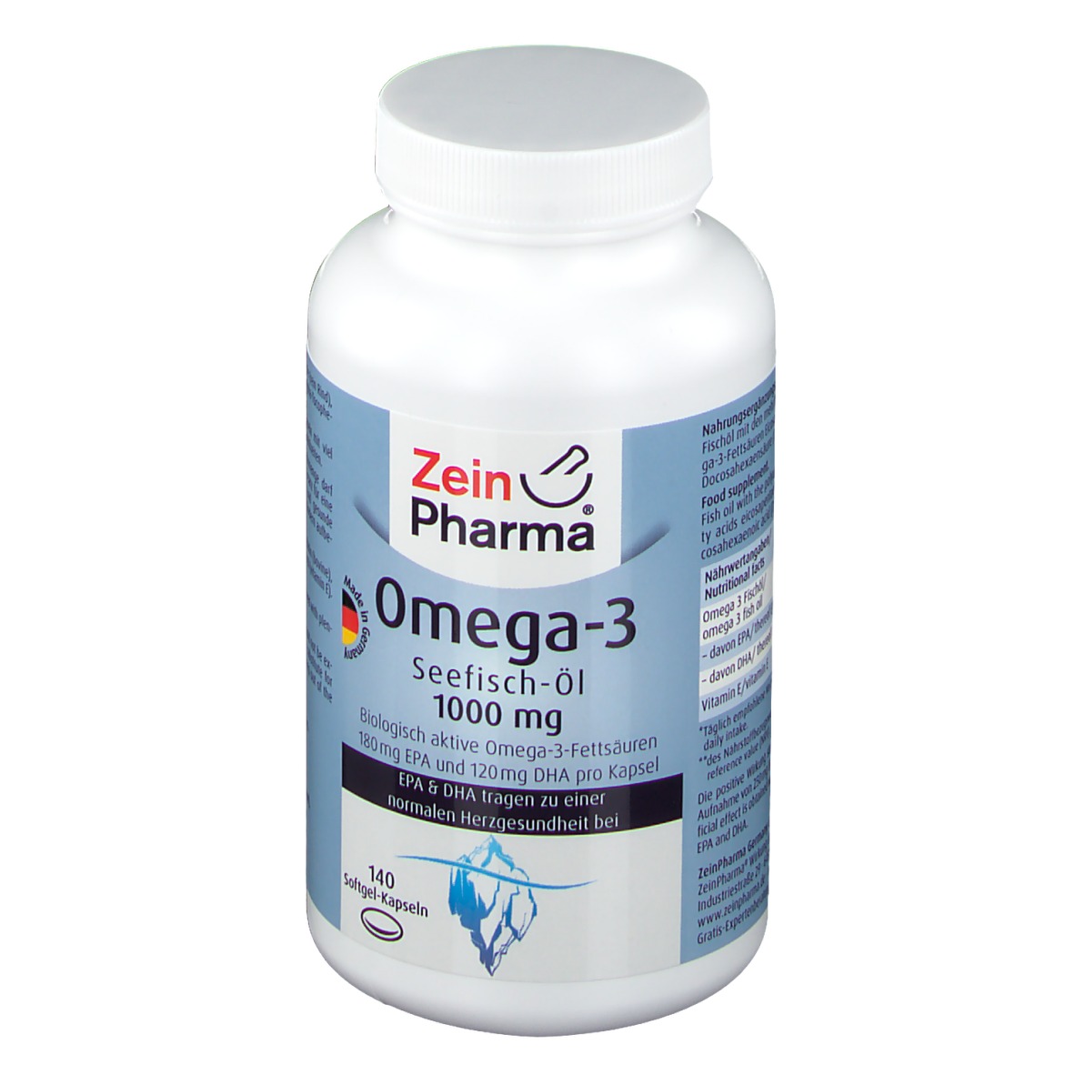 Zein Pharma®Omega3 SeefischÖl 1000 mg 140 St shopapotheke.at