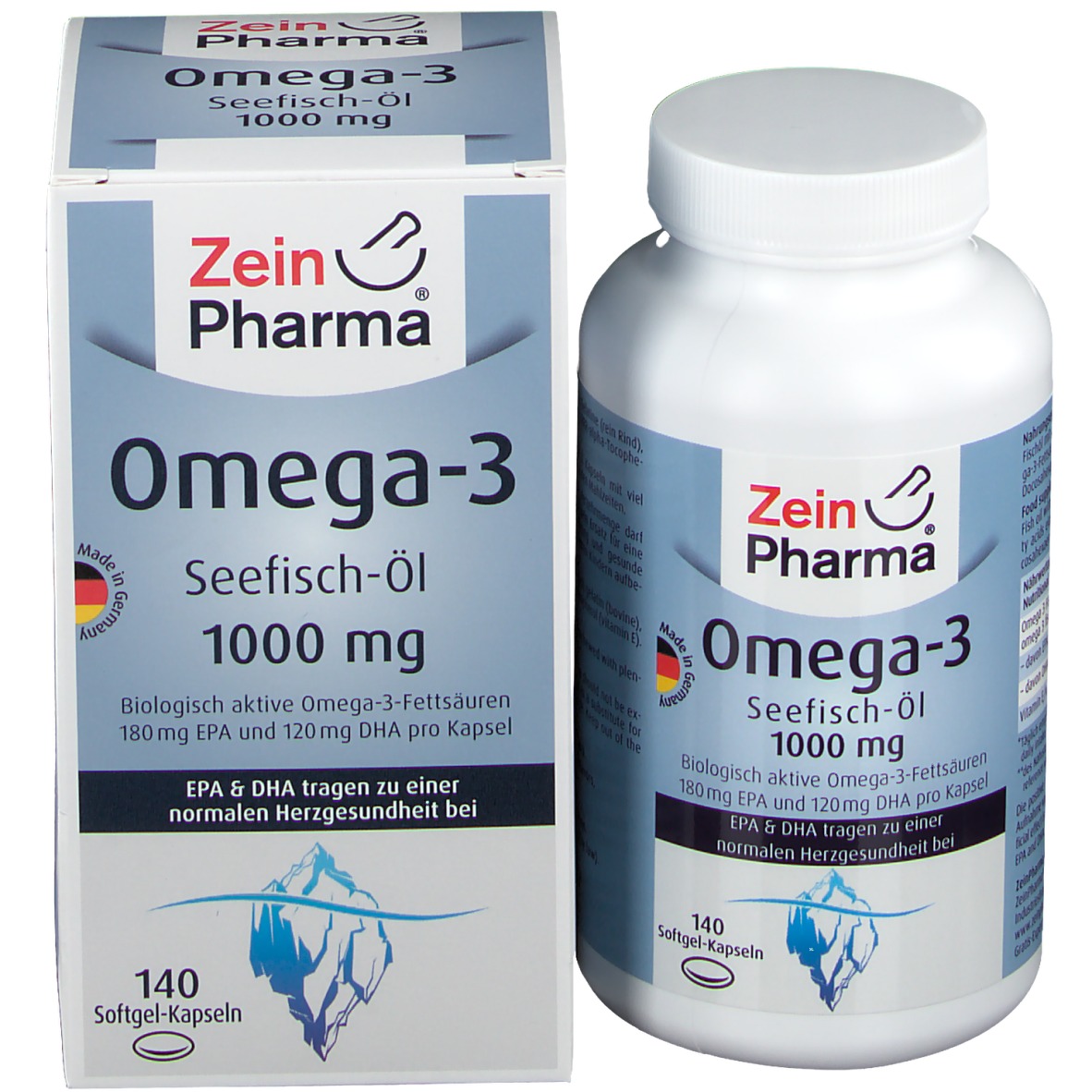 Zein Pharma®Omega3 SeefischÖl 1000 mg 140 St shopapotheke.at