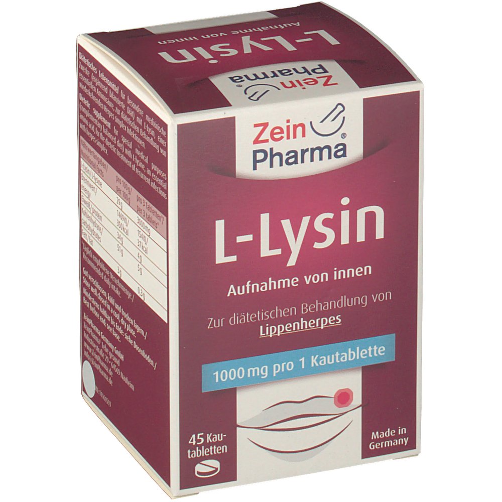 ZeinPharma® L-Lysin 1000 mg 45 St - shop-apotheke.at