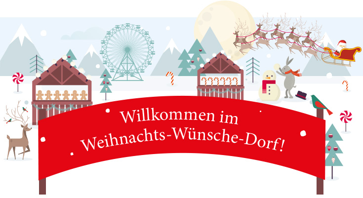 Willkommen im Weihnachts-Wünsche-Dorf! - shop-apotheke.at SHOP APOTHEKE Weihnachtsmarkt