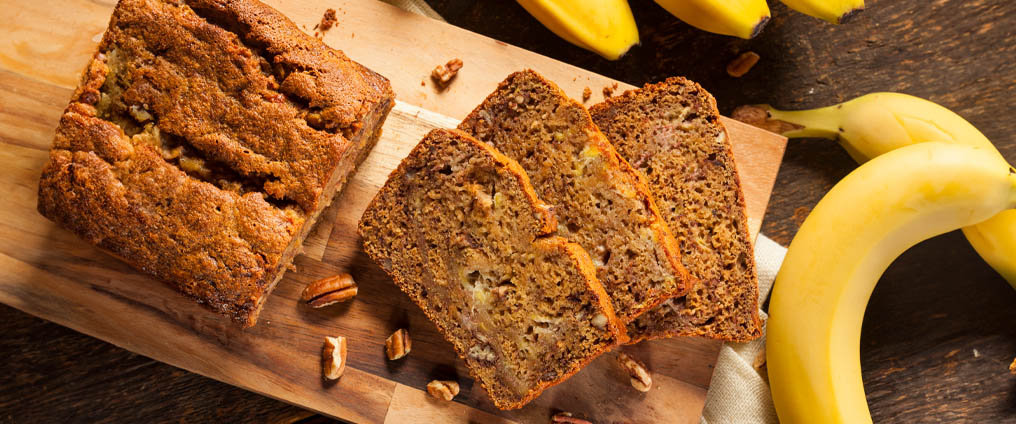 Bananenbrot lecker und gesund zubereiten