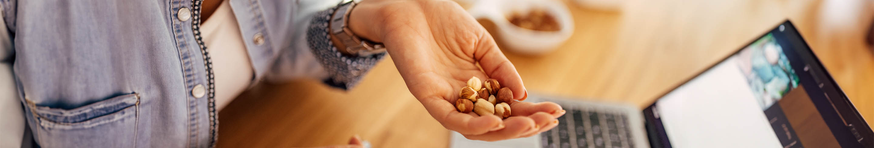 Übersichtsseite zum Thema Gesunde Snacks für die Arbeit