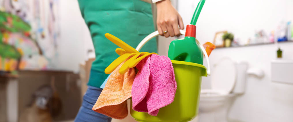 Reinigungsmittel für ein sauberes Bad